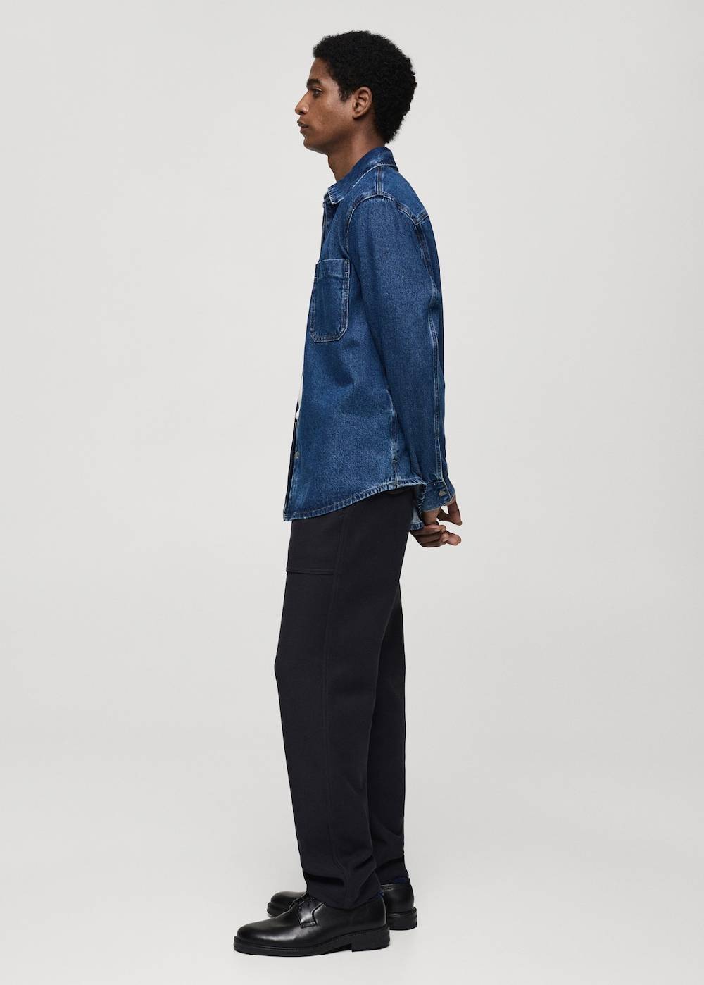 Mango Jeans-Overshirt mit Tasche Flash Sale