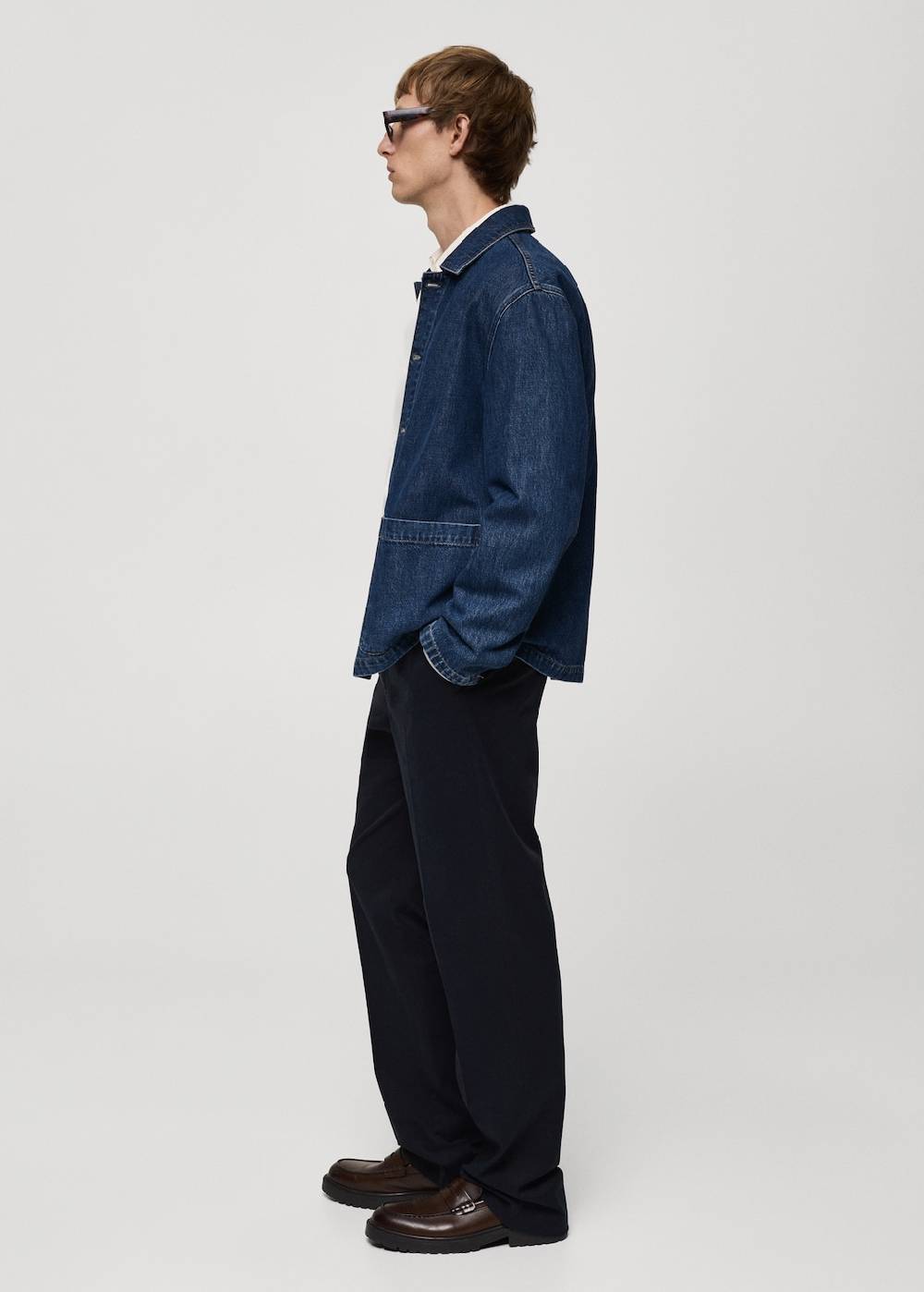 Mango Jeans-Overshirt mit Taschen Online Shopping