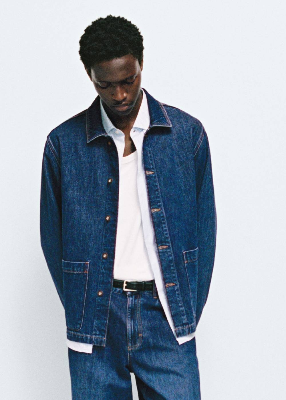 Mango Jeans-Overshirt mit Taschen Online Shopping