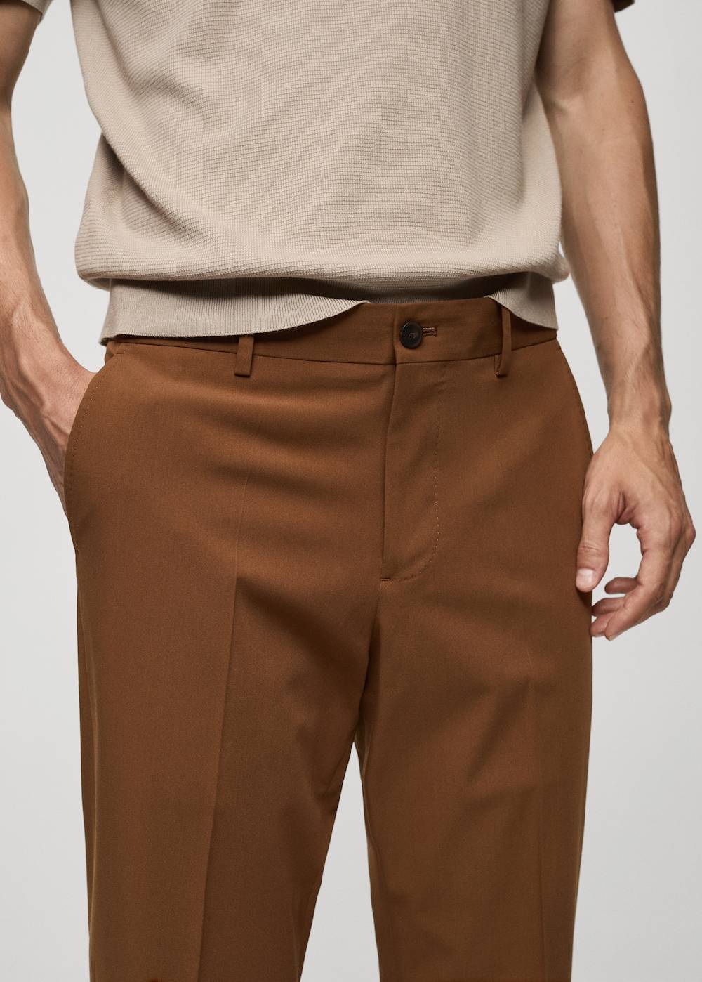 Mango Slim Fit-Anzughose Osterangebot
