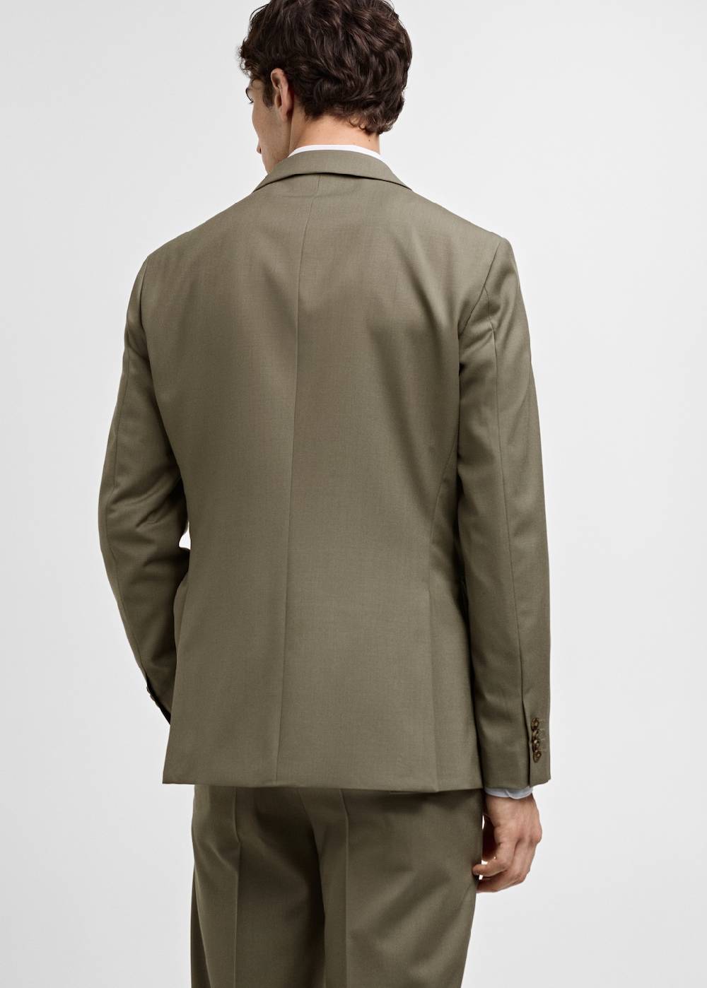 Mango Slim-Fit-Sakko aus 100 % Schurwolle Heißer Verkauf