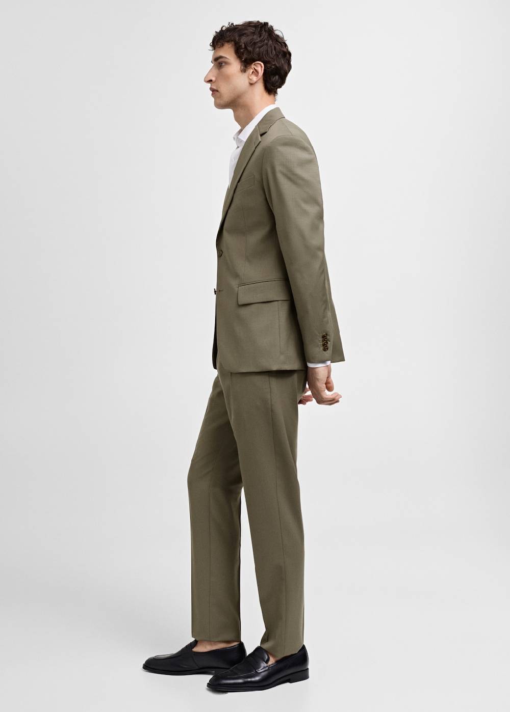 Mango Slim-Fit-Sakko aus 100 % Schurwolle Heißer Verkauf