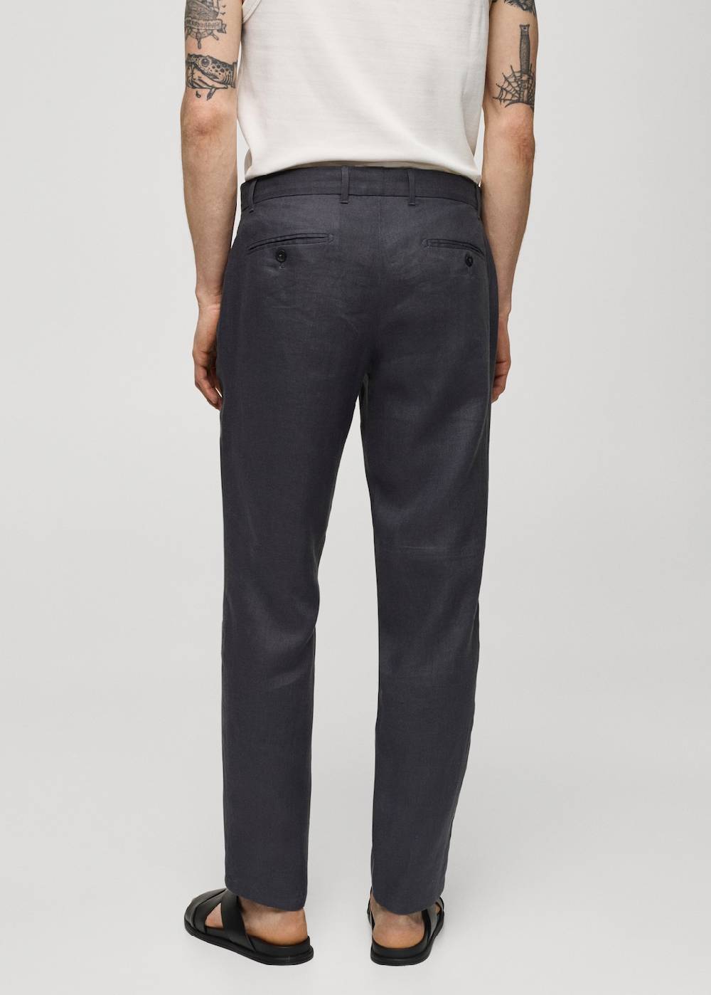 Mango Slim Fit-Hose aus 100 % Leinen Zeitlich begrenztes Angebot