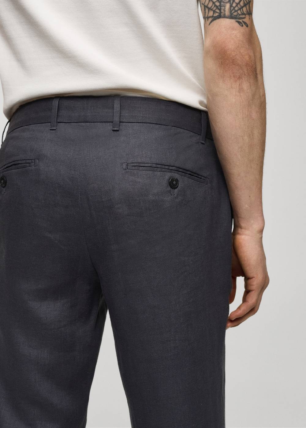 Mango Slim Fit-Hose aus 100 % Leinen Zeitlich begrenztes Angebot