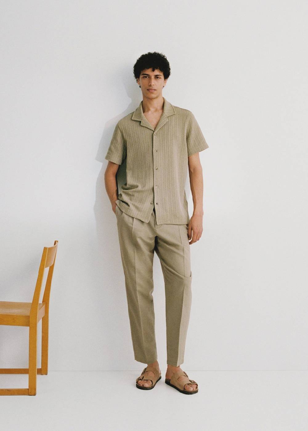 Mango Slim Fit-Leinenhose mit Kordel Neuheiten