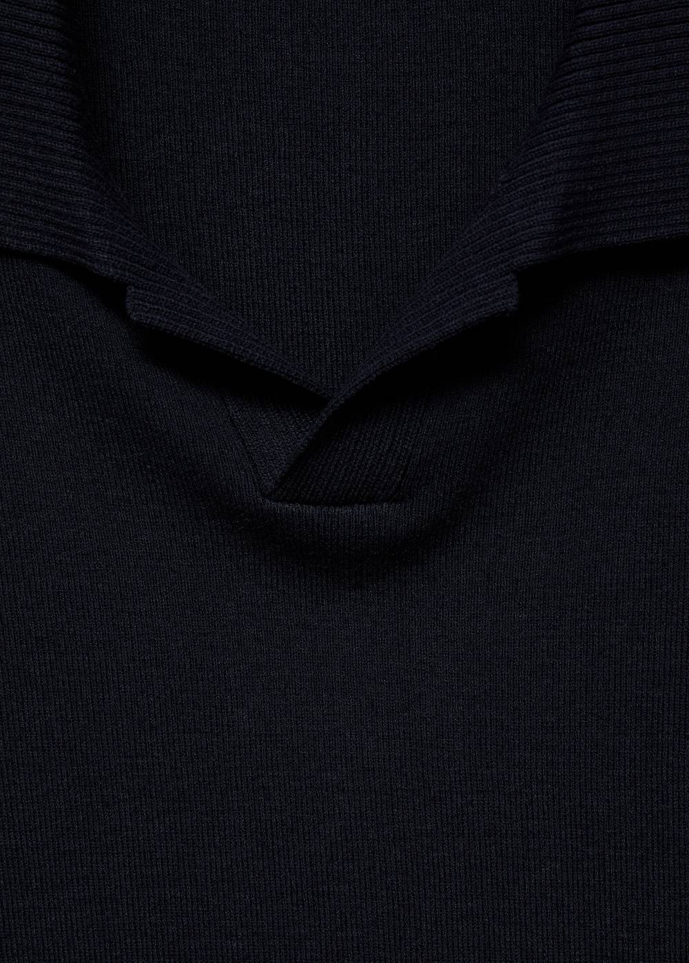 Mango Texturiertes Strick-Poloshirt aus Baumwolle Bestseller