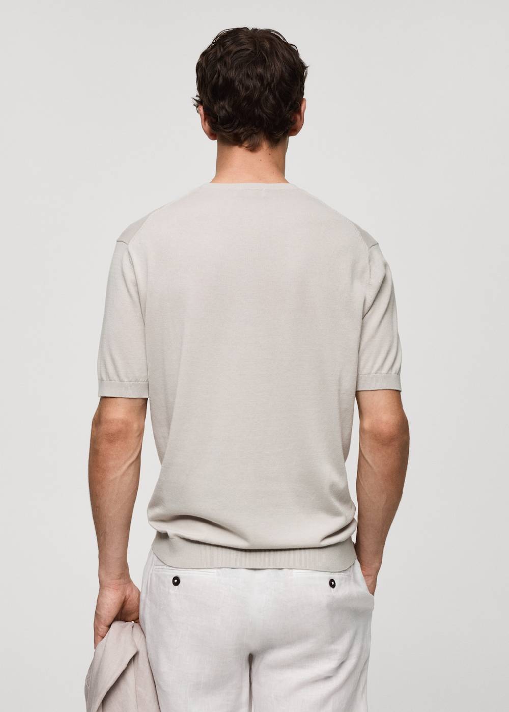 Mango Strick-T-Shirt aus 100 % Baumwolle Tägliche Deals
