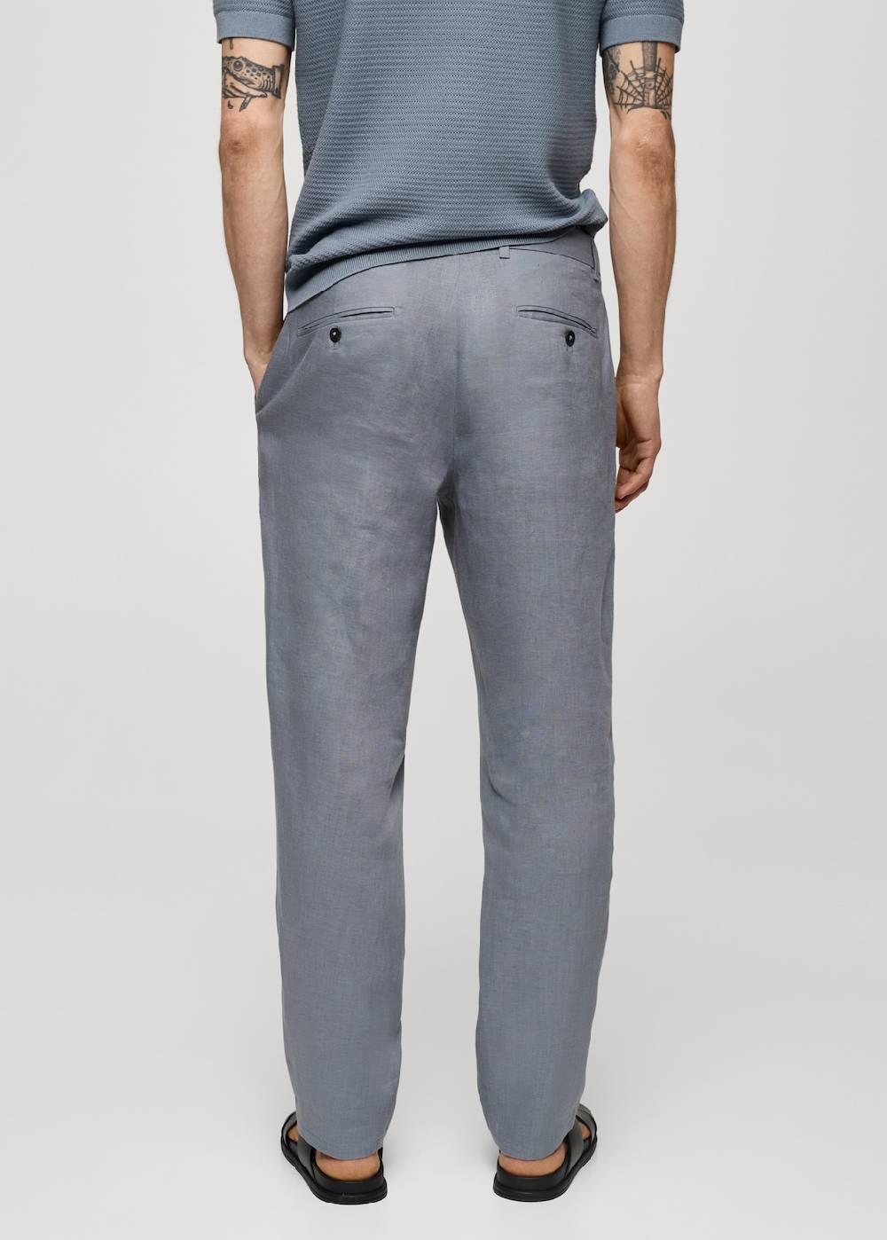 Mango Slim Fit-Hose aus 100 % Leinen Riesige Ersparnisse