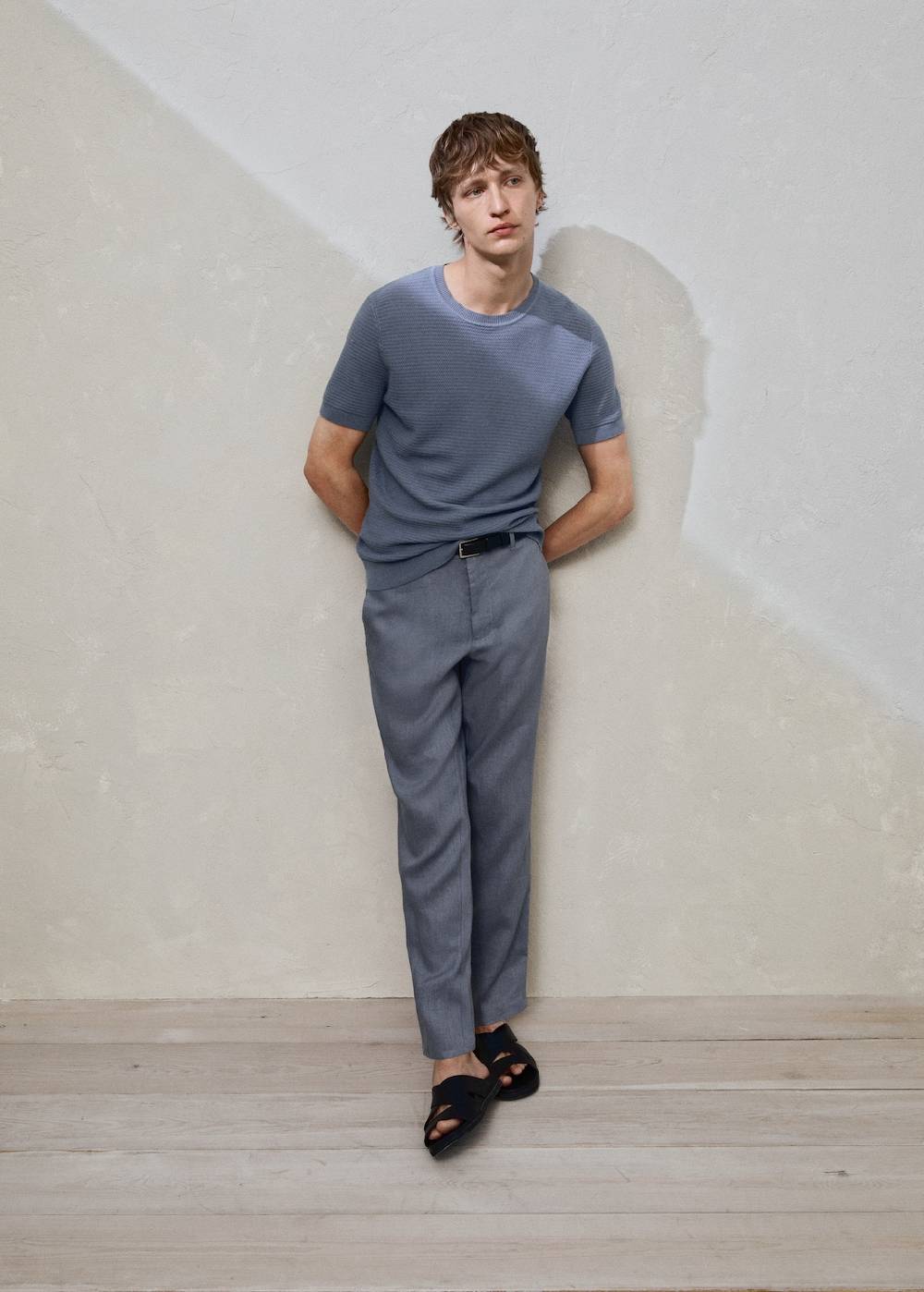 Mango Slim Fit-Hose aus 100 % Leinen Riesige Ersparnisse