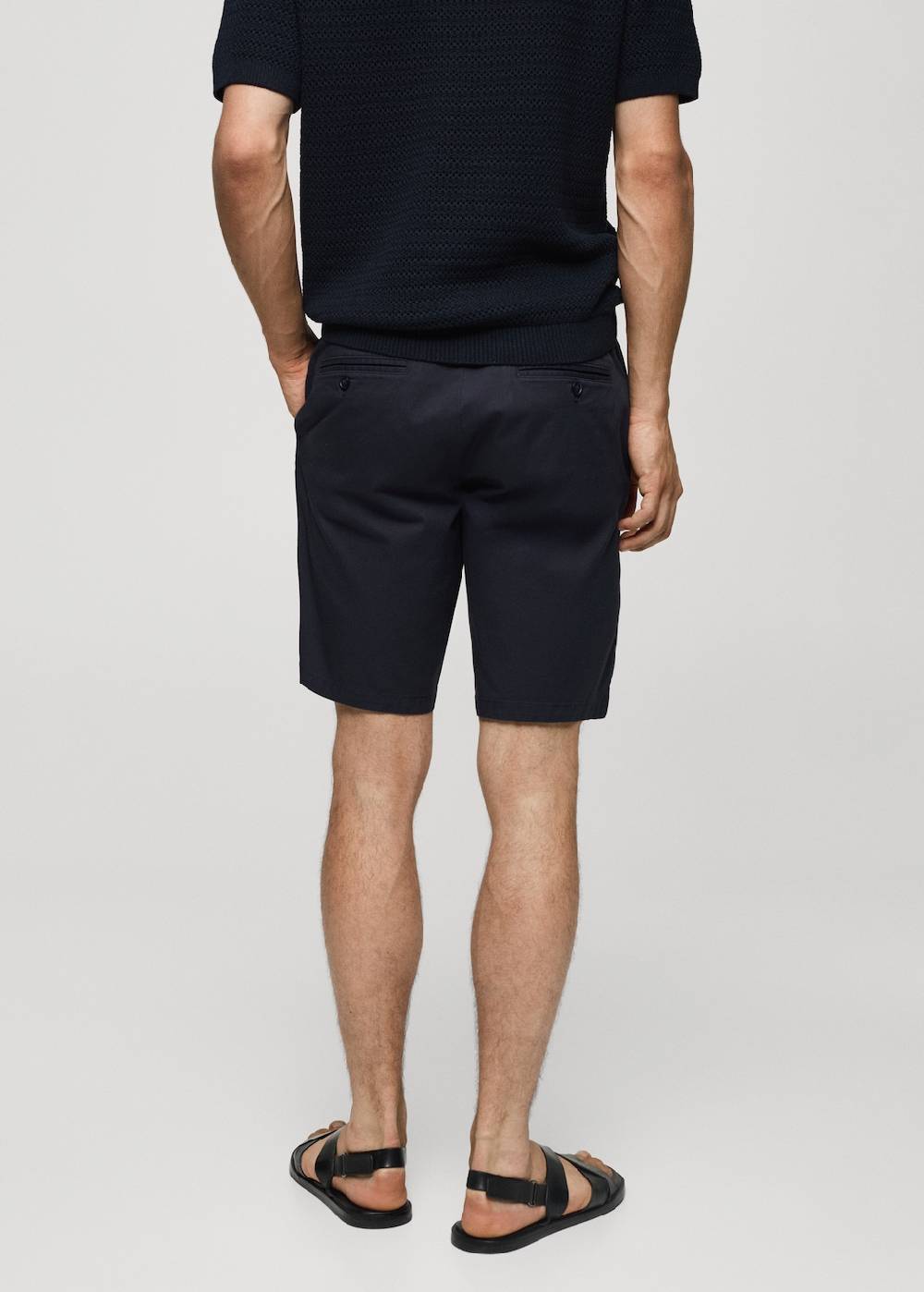 Mango Slim-Fit-Bermudashorts im Chino-Stil aus Baumwolle Wochenangebot