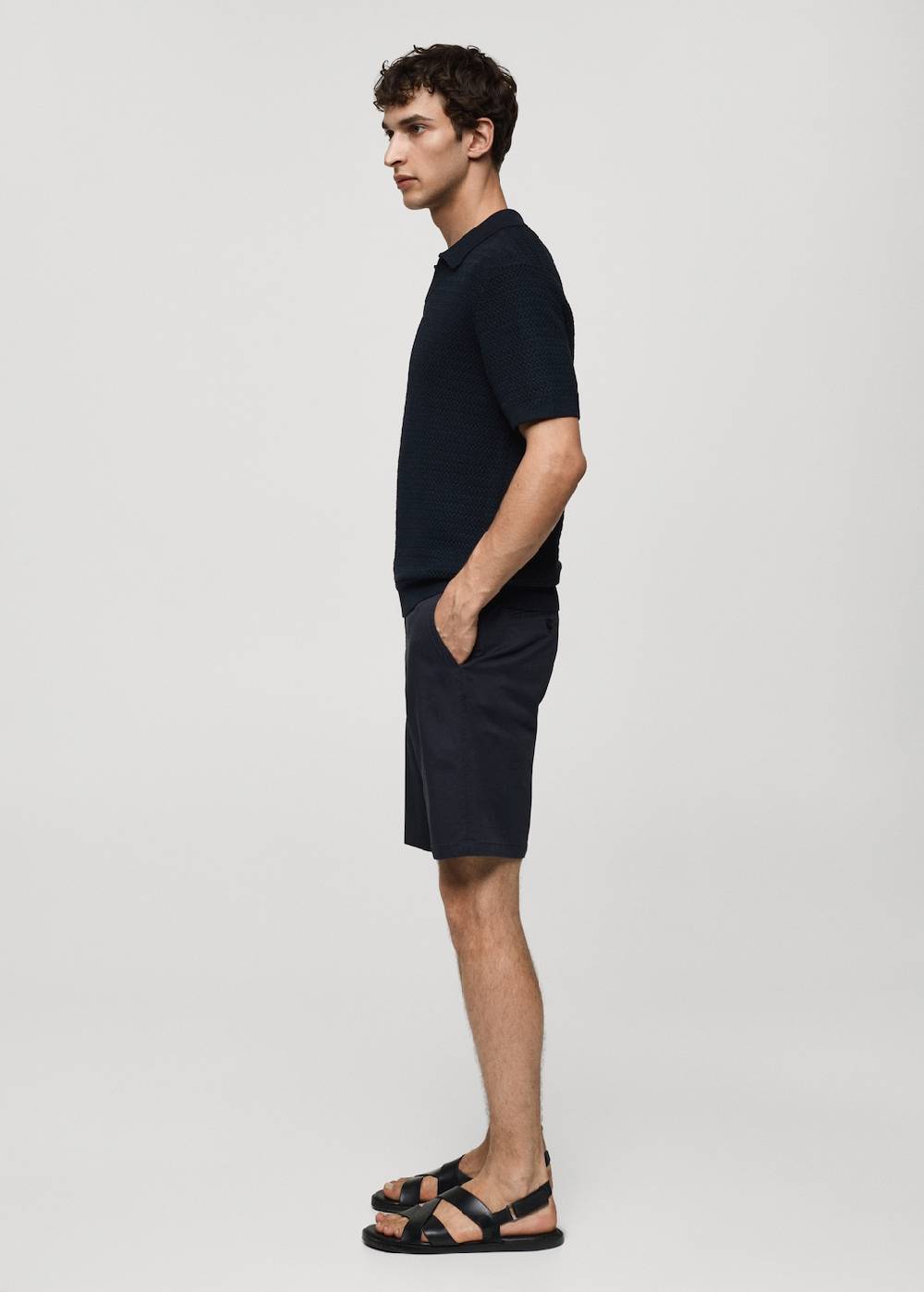 Mango Slim-Fit-Bermudashorts im Chino-Stil aus Baumwolle Wochenangebot