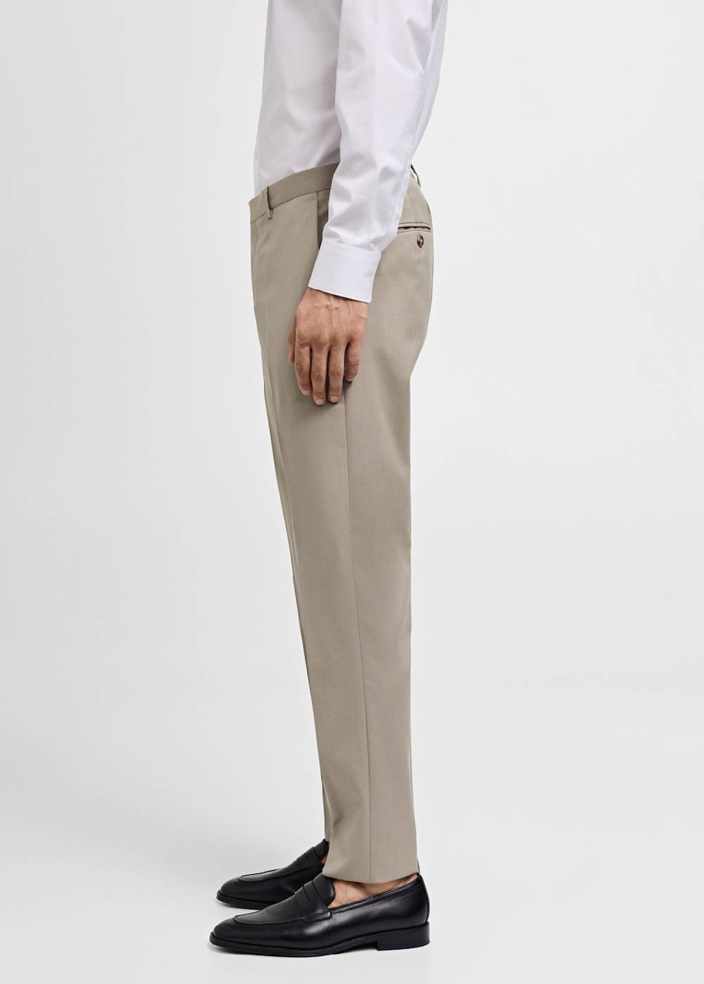 Mango Slim-Fit-Anzughose aus 100 % Schurwolle Begrenzte Freigabe
