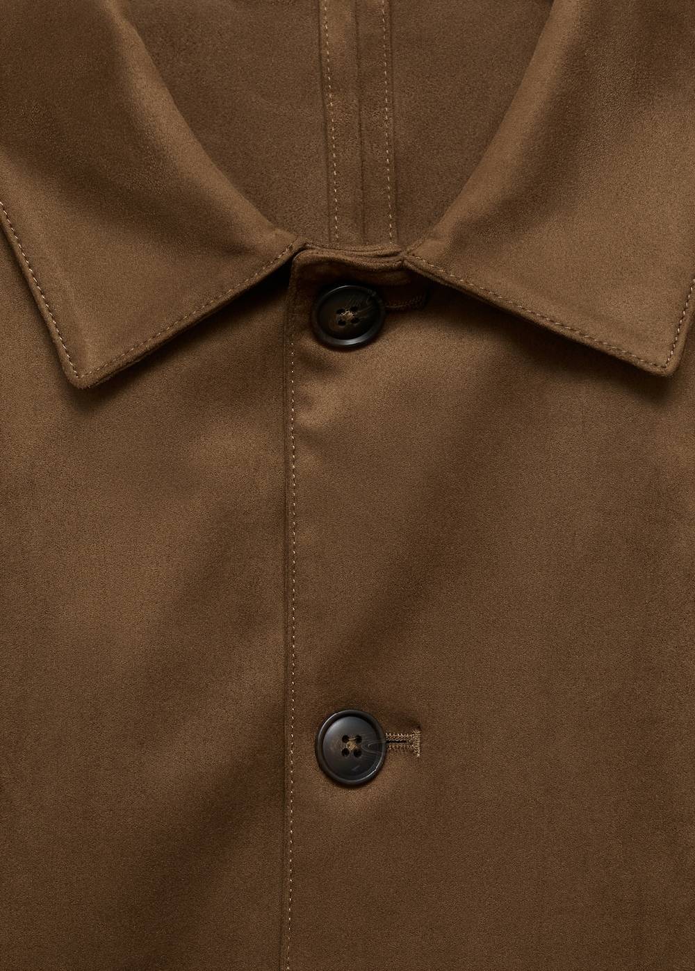Mango Overshirt mit Wildleder-Effekt und Taschen Neueste Stile