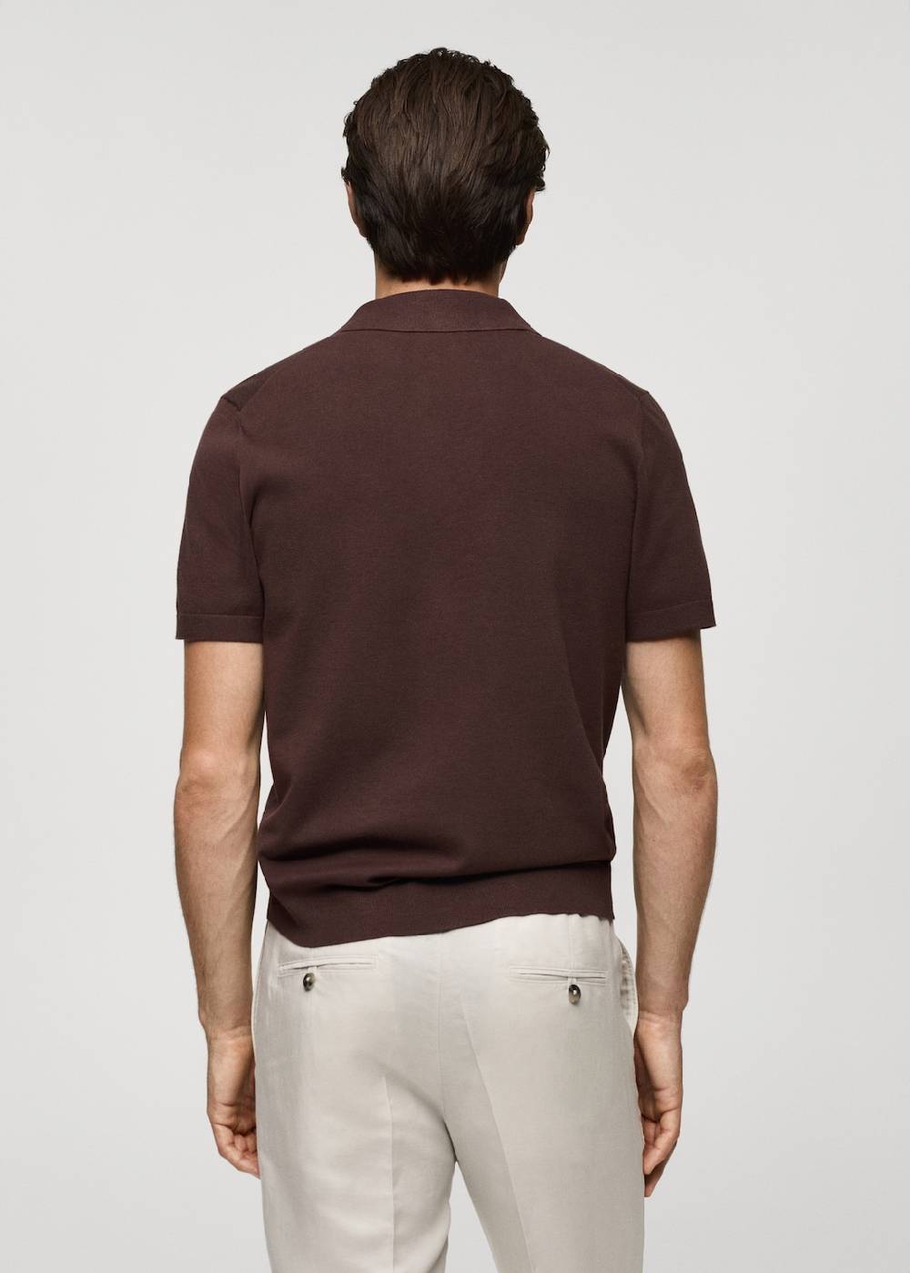 Mango Feinstrick-Poloshirt Bis zu 60% Rabatt