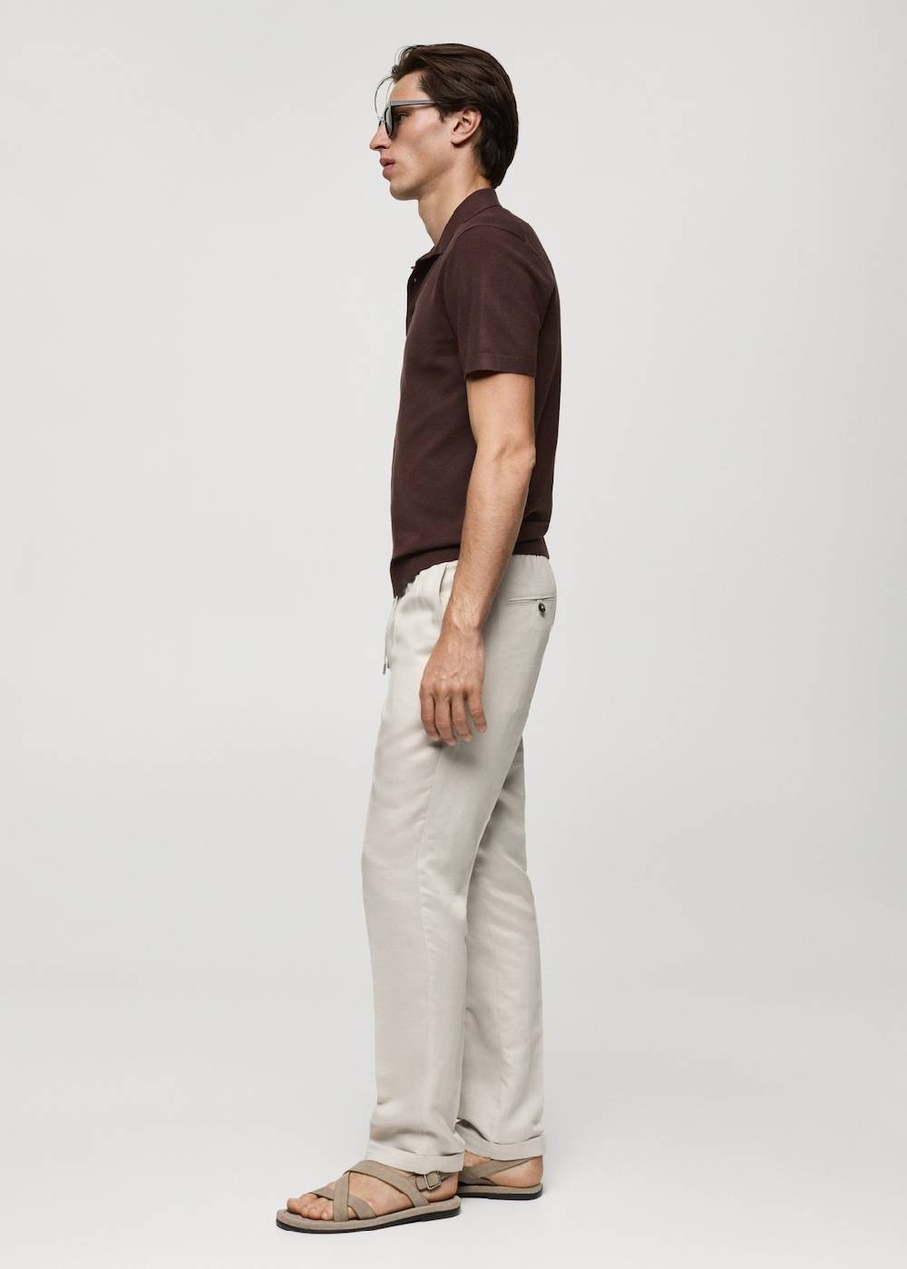 Mango Feinstrick-Poloshirt Bis zu 60% Rabatt