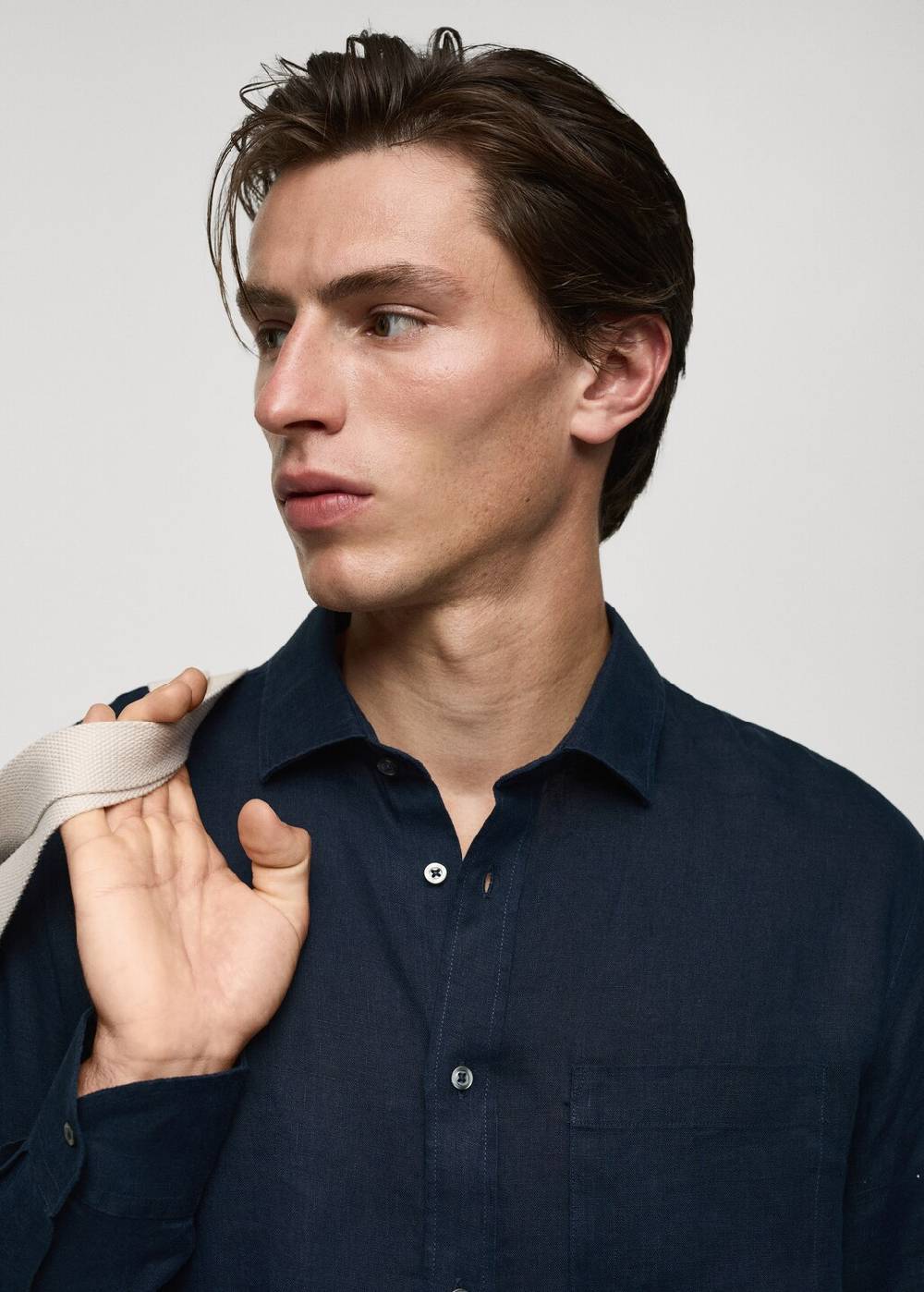 Mango Classic-Fit-Hemd aus 100 % Leinen Bis zu 65% Rabatt