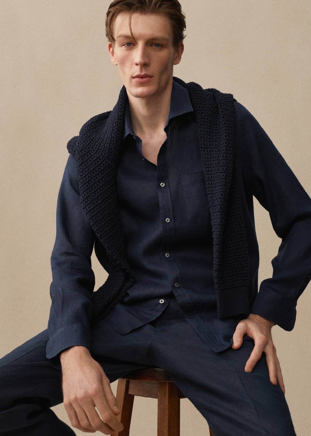 Mango Classic-Fit-Hemd aus 100 % Leinen Bis zu 65% Rabatt