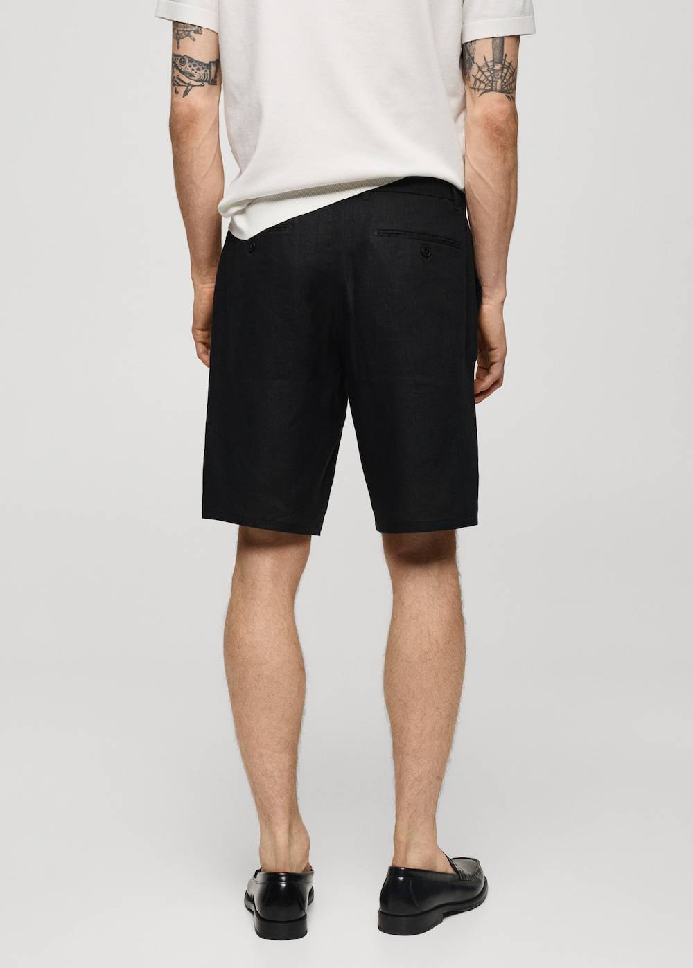 Mango Slim-Fit-Bermudashorts aus 100 % Leinen Nur für heute