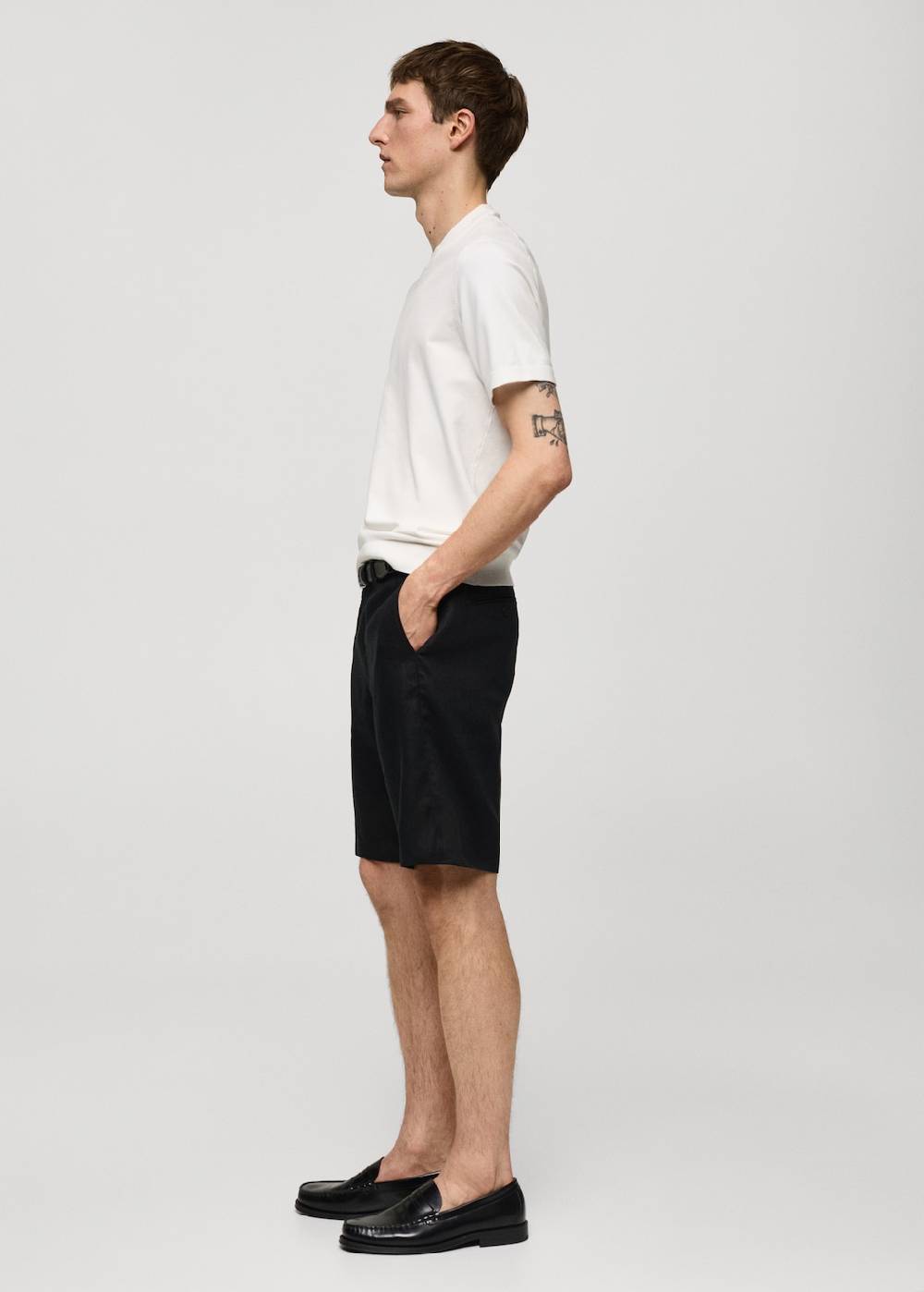 Mango Slim-Fit-Bermudashorts aus 100 % Leinen Nur für heute