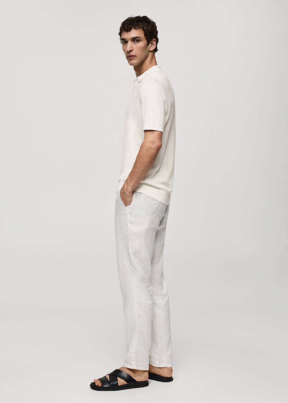Mango Rippstrick-Poloshirt Rabatte dieses Monats