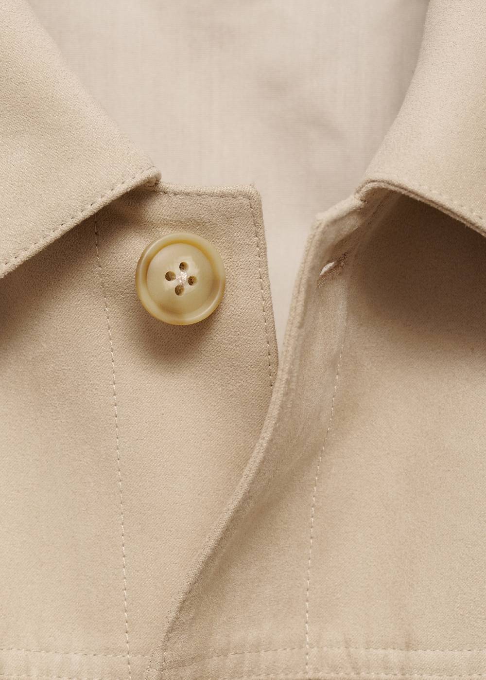 Mango Kurzjacke mit Wildledereffekt und Taschen Outlet