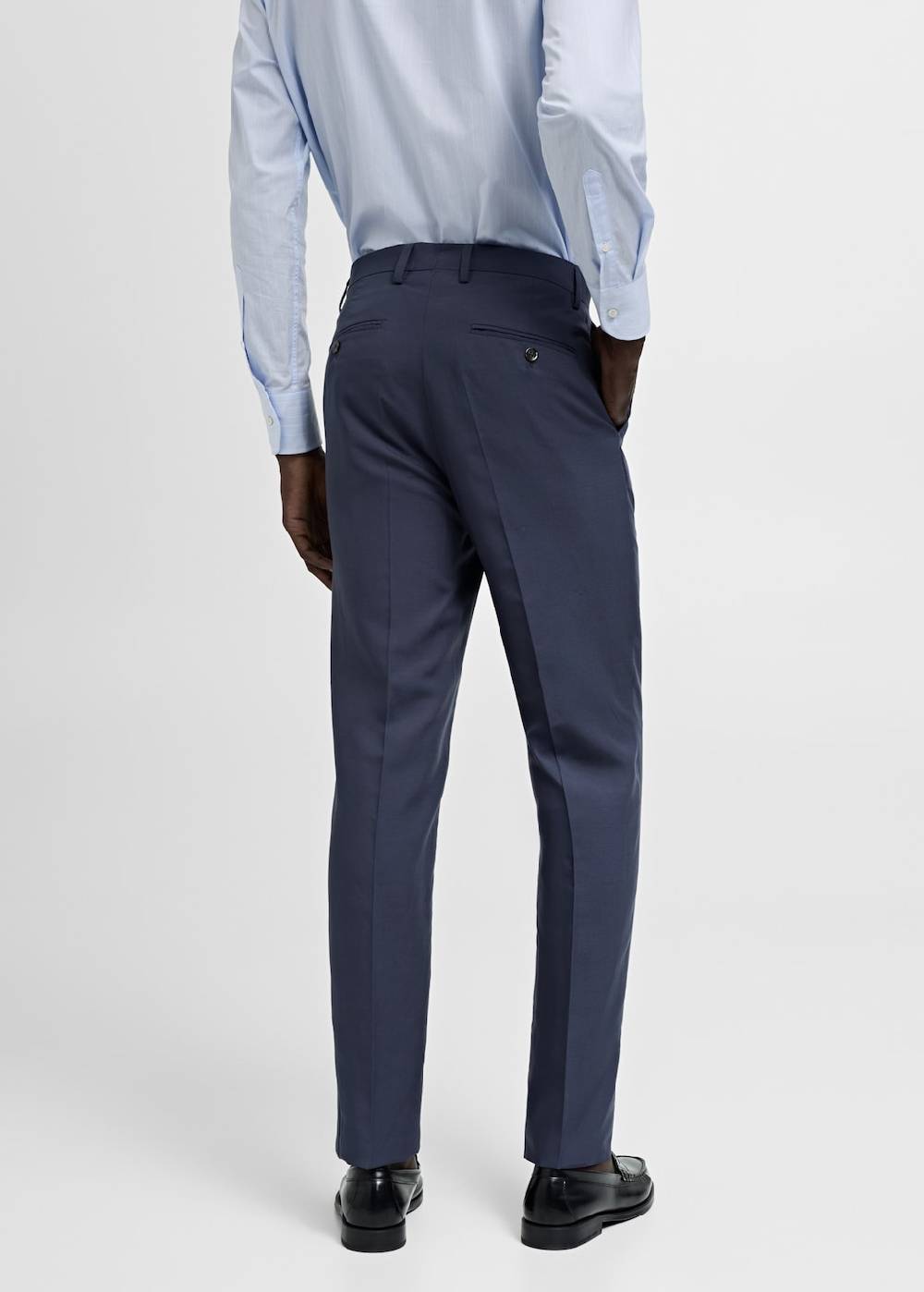 Mango Slim Fit-Anzughose aus Stretchstoff Schlussverkauf