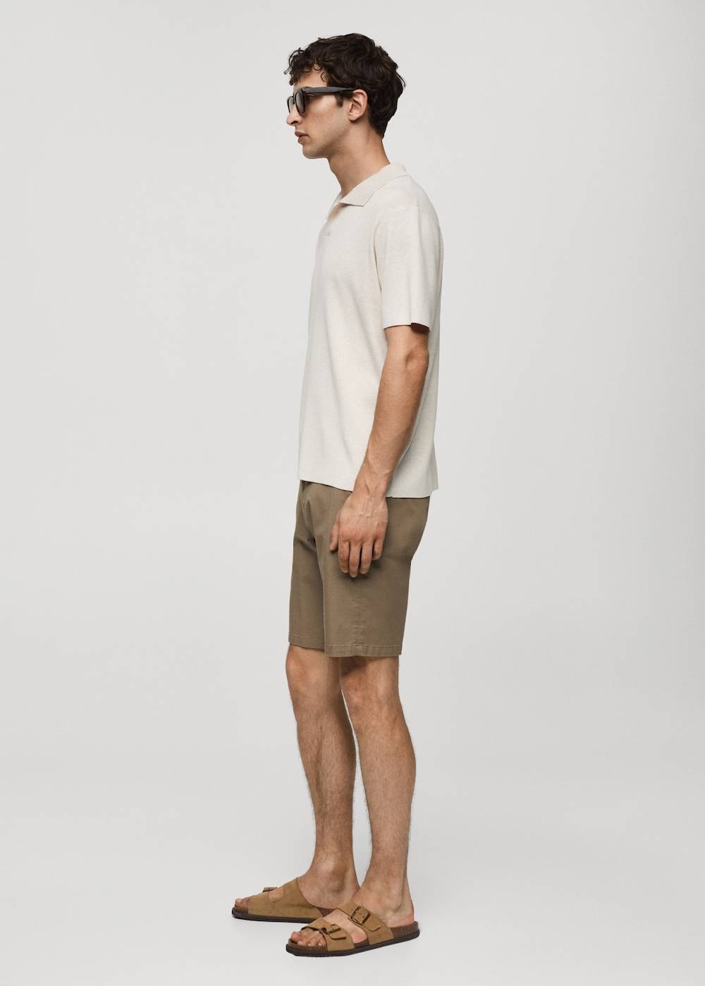 Mango Slim-Fit-Bermudashorts im Chino-Stil aus Baumwolle Limitierter Zeitrabatt