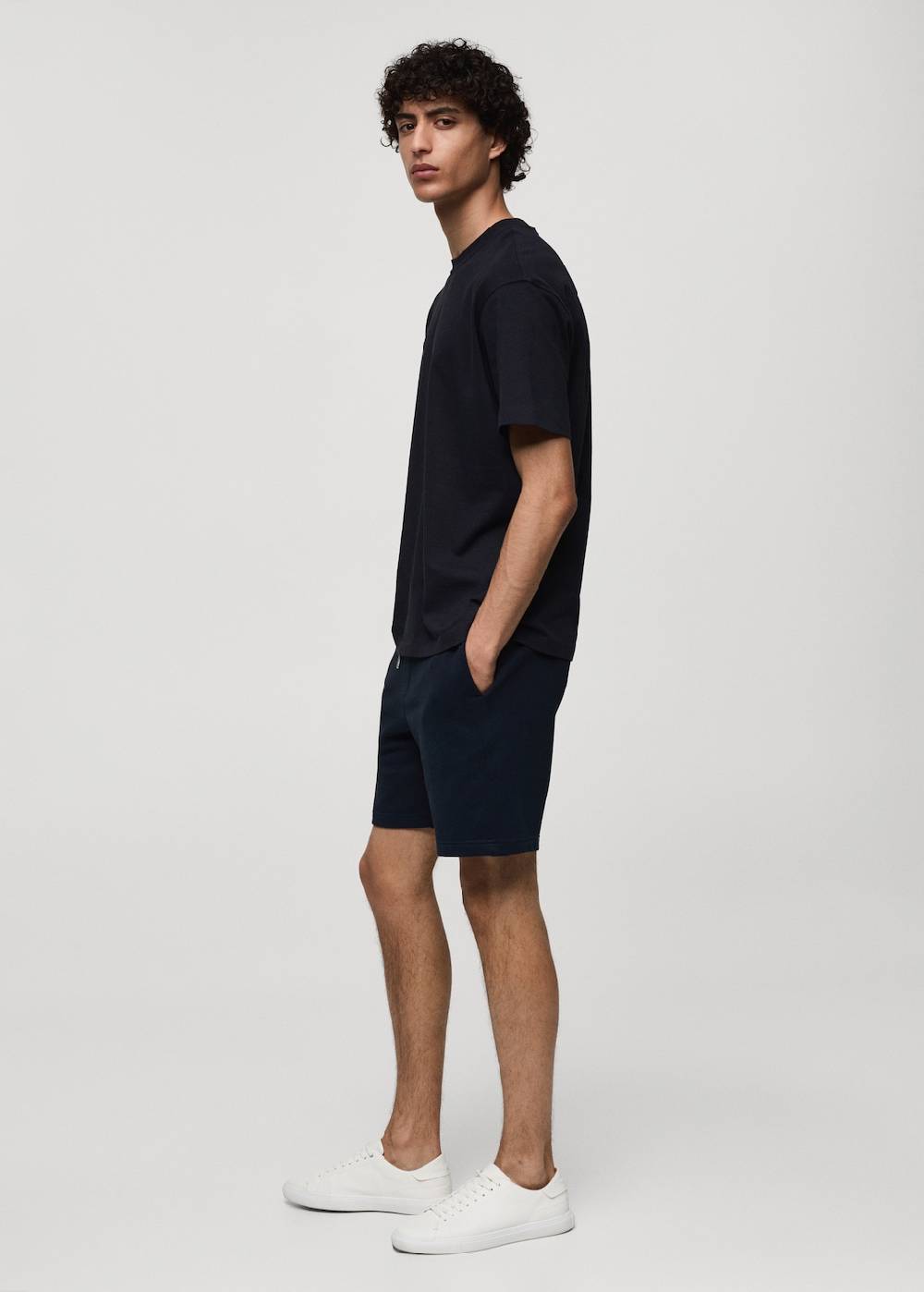 Mango Bermudashorts im Jogger-Stil aus Baumwolle Versandkostenfrei