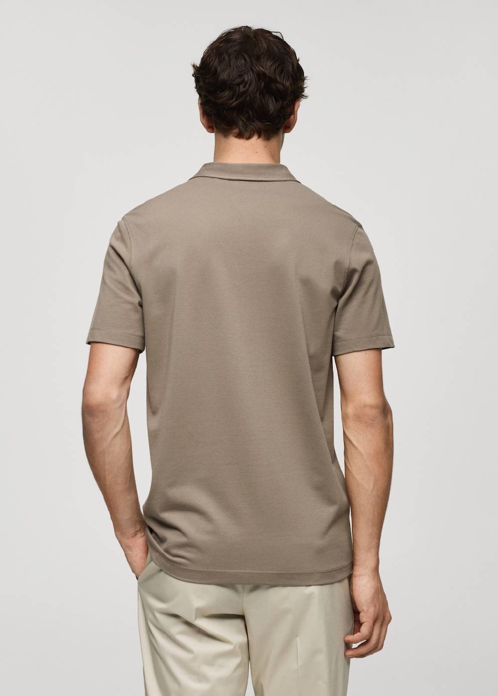 Mango Strukturiertes Slim-Fit-Poloshirt aus Baumwoll-Piqué Black Friday
