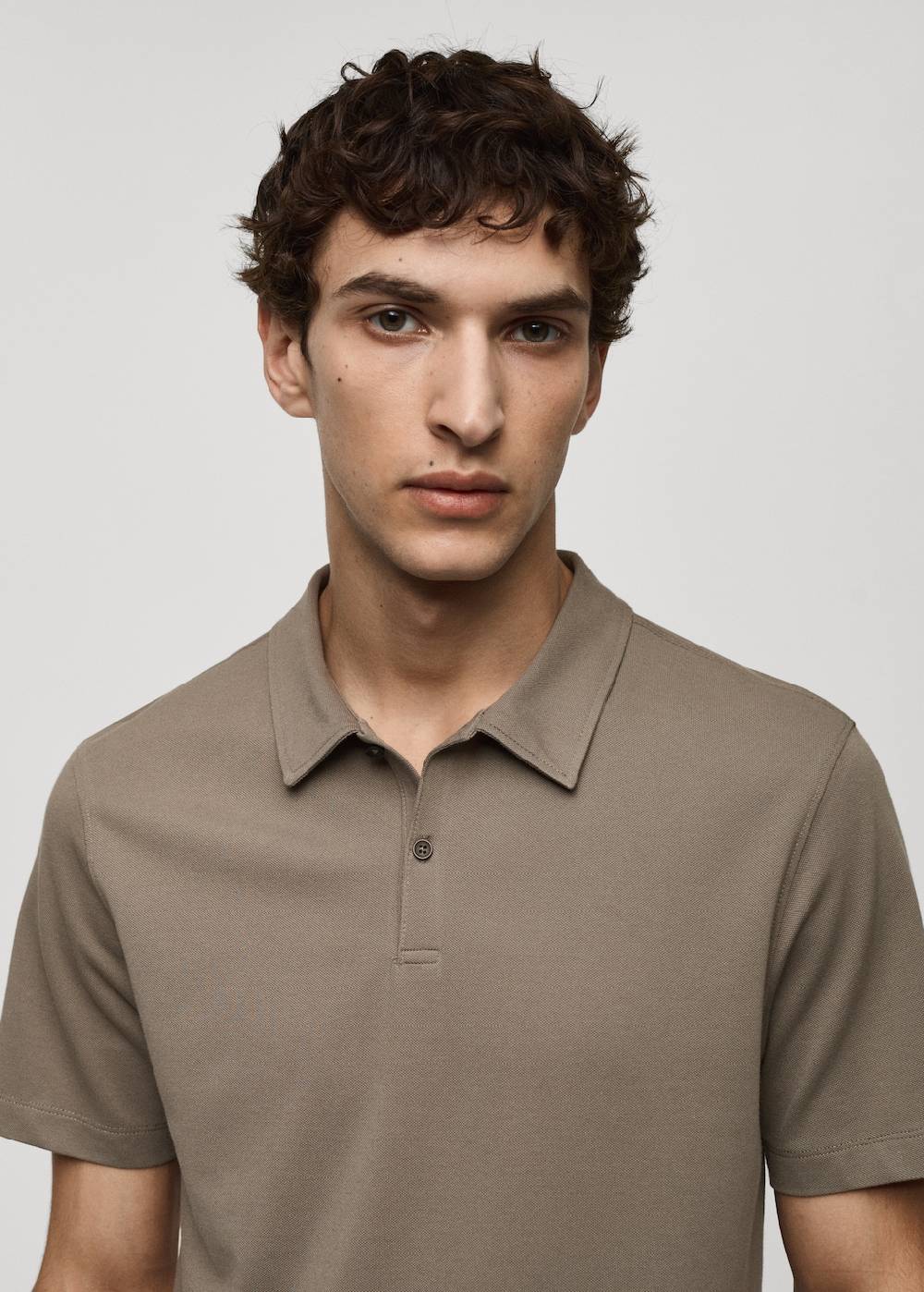 Mango Strukturiertes Slim-Fit-Poloshirt aus Baumwoll-Piqué Black Friday
