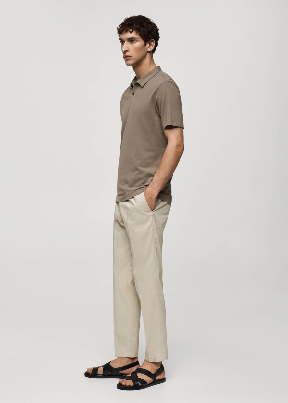 Mango Strukturiertes Slim-Fit-Poloshirt aus Baumwoll-Piqué Black Friday