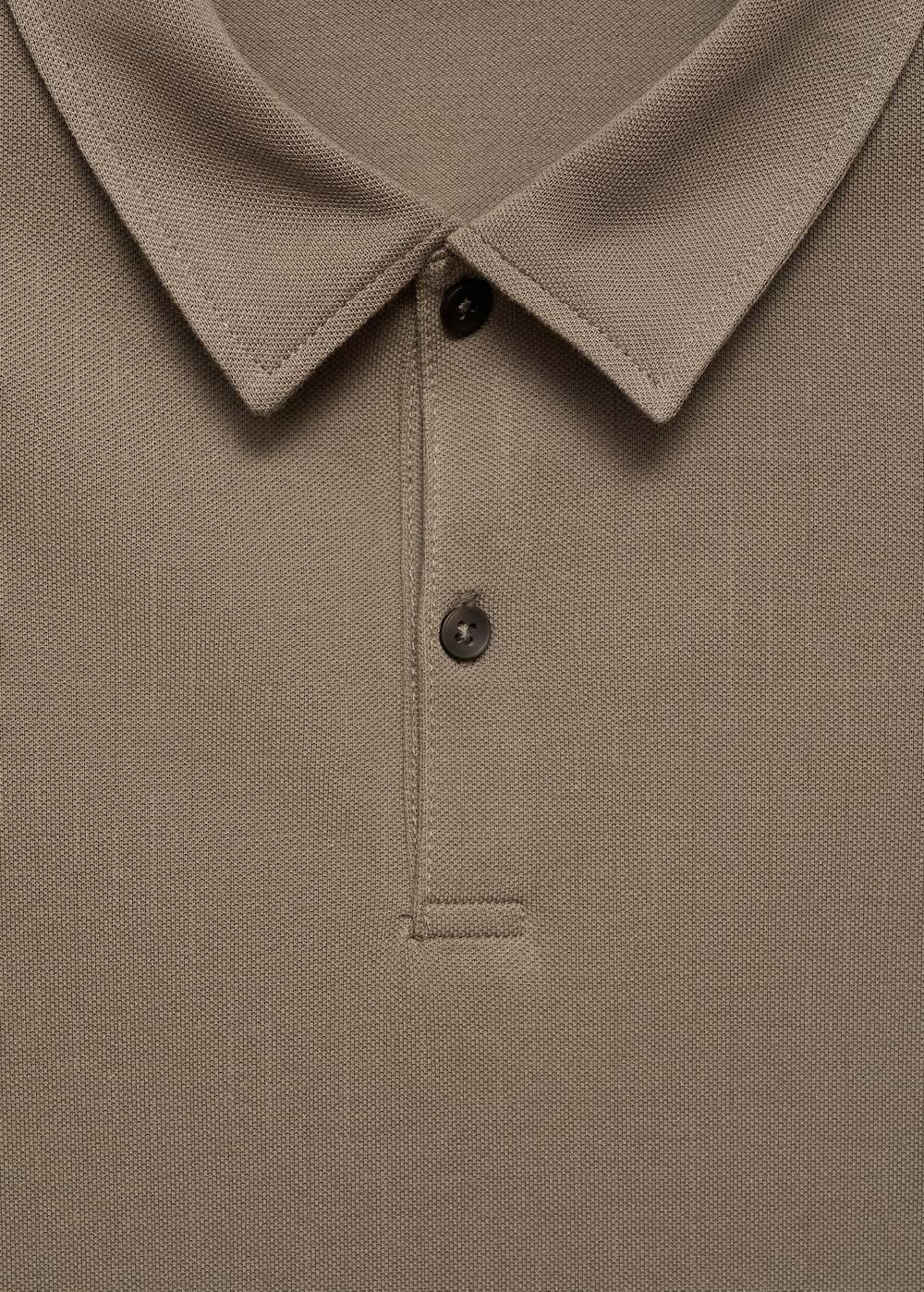 Mango Strukturiertes Slim-Fit-Poloshirt aus Baumwoll-Piqué Black Friday