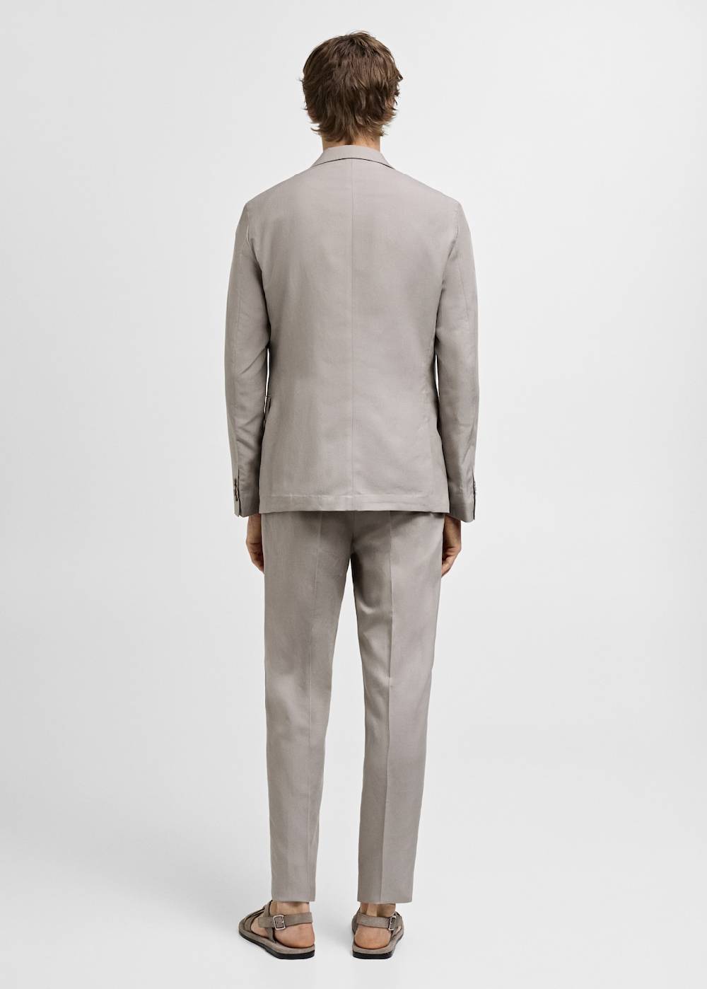 Mango Slim Fit-Anzughose aus Leinenmix Cyber Monday