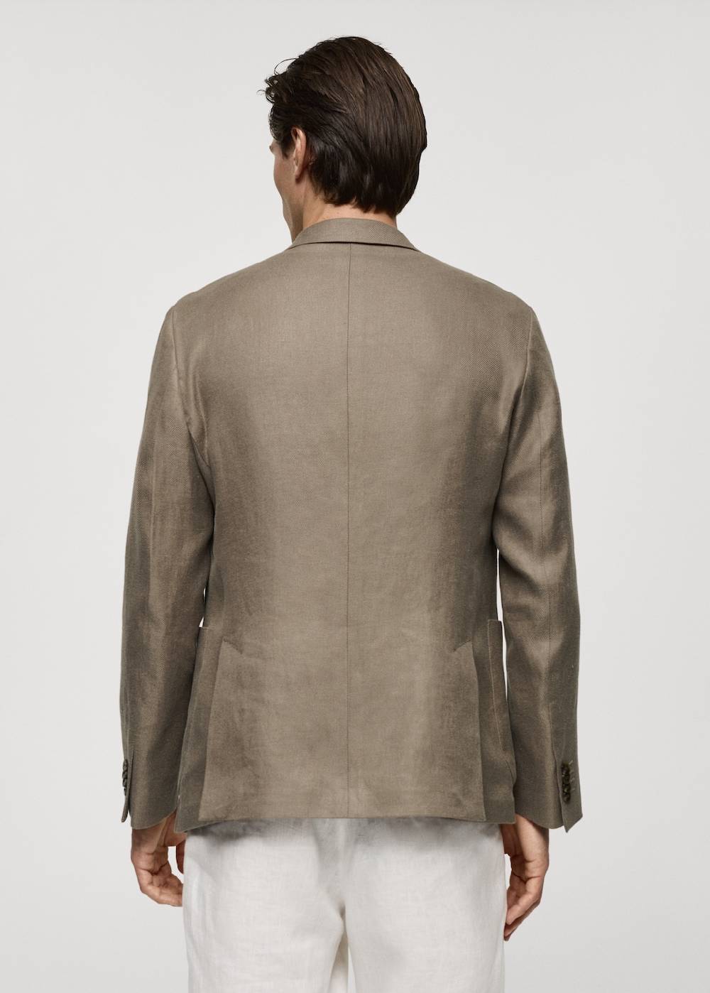 Mango Slim Fit-Blazer aus 100 % Leinen Muttertagsangebot