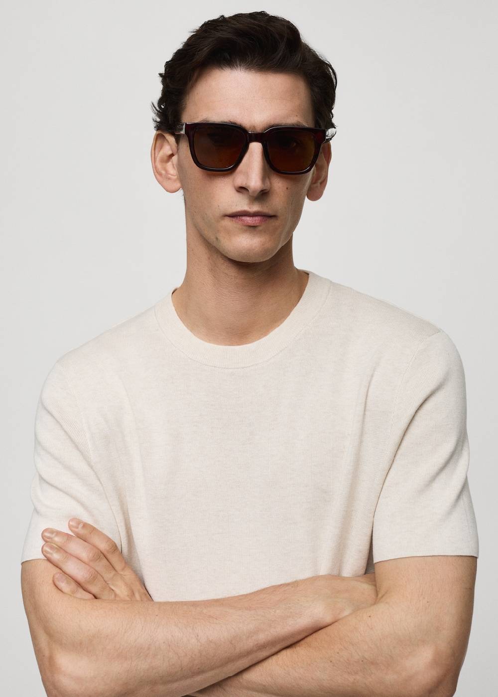 Mango Strickshirt aus Baumwolle Valentinstagsangebot