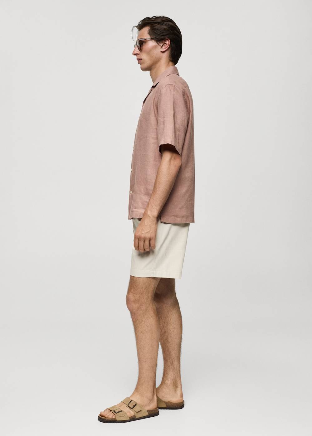 Mango Regular Fit-Hemd aus 100 % Leinen Heißer Verkauf