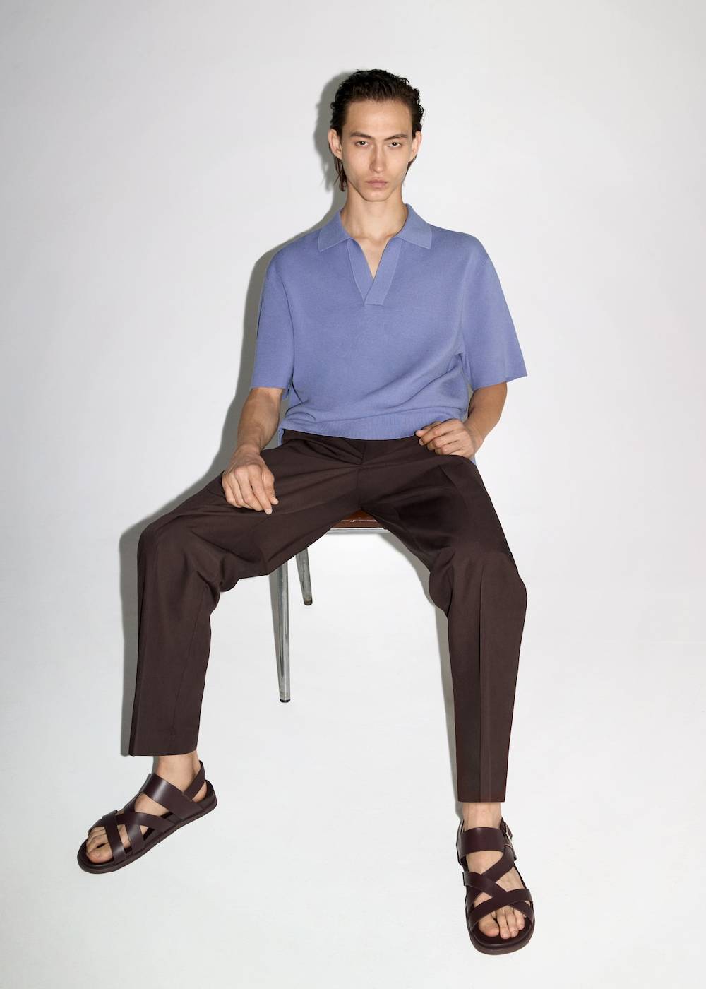 Mango Regular Fit-Hose aus 100 % Baumwolle Online Outlet