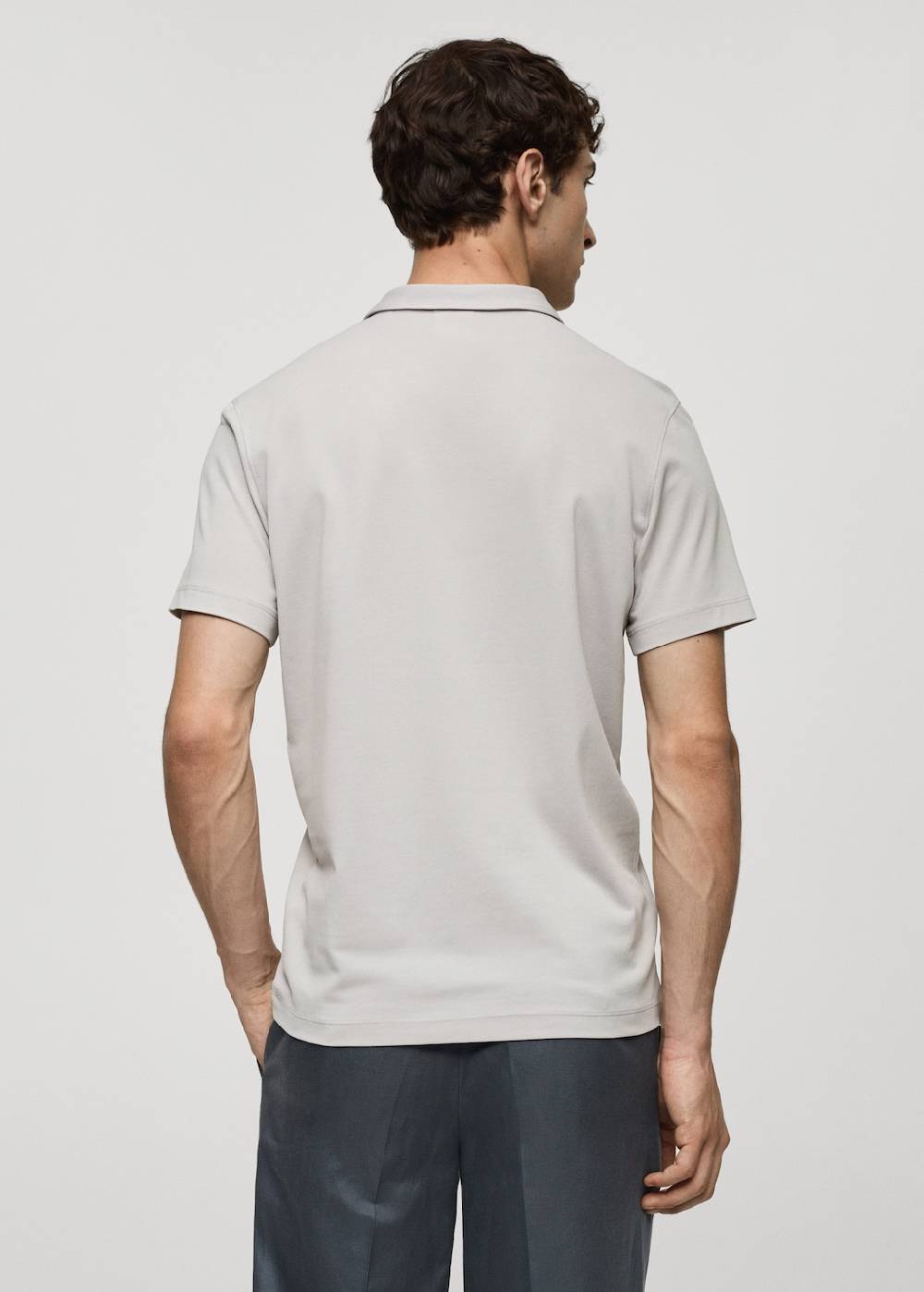 Mango Strukturiertes Slim-Fit-Poloshirt aus Baumwoll-Piqué Bestseller