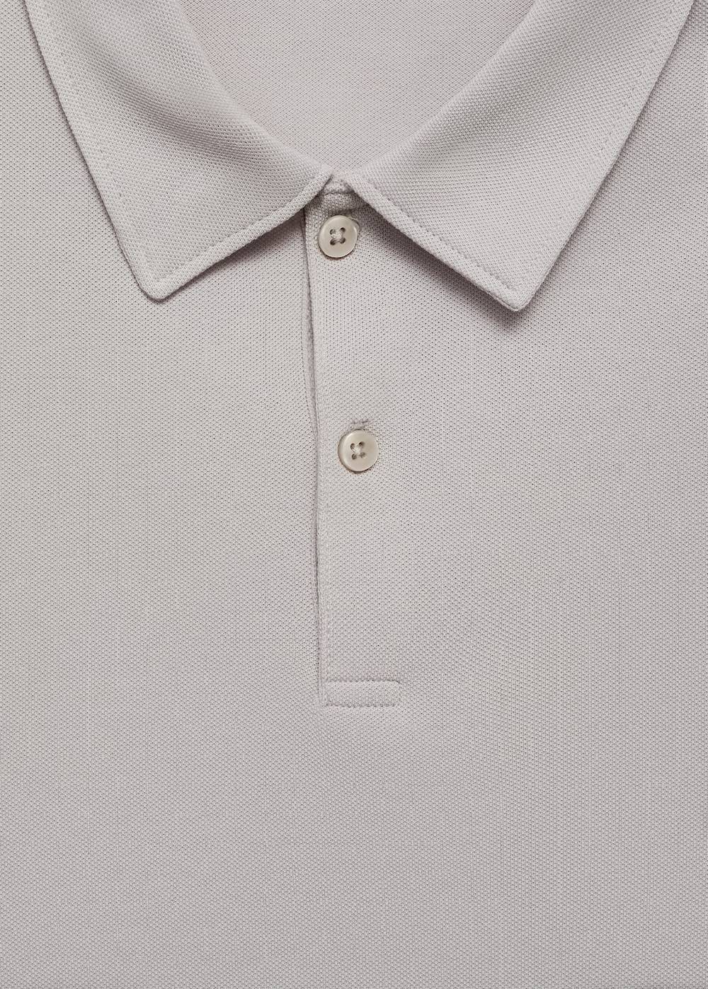 Mango Strukturiertes Slim-Fit-Poloshirt aus Baumwoll-Piqué Bestseller
