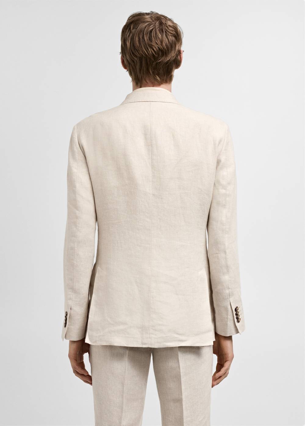 Mango Slim Fit-Anzugjacke aus 100 % Leinen Saisonale Angebote