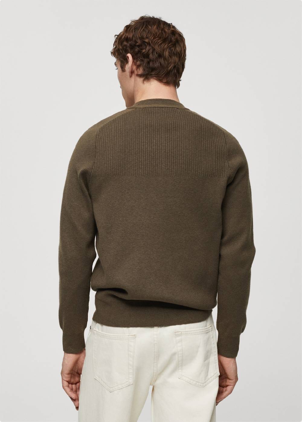 Mango Stretchpullover mit Rippdetail Kauf eins, bekomm eins gratis