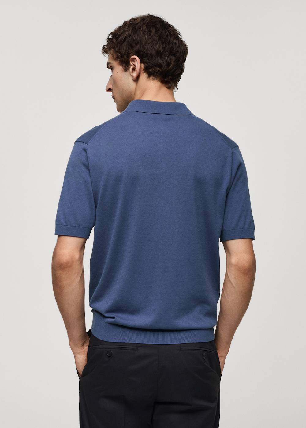 Mango Strick-Poloshirt aus 100 % Baumwolle VIP-Rabatte