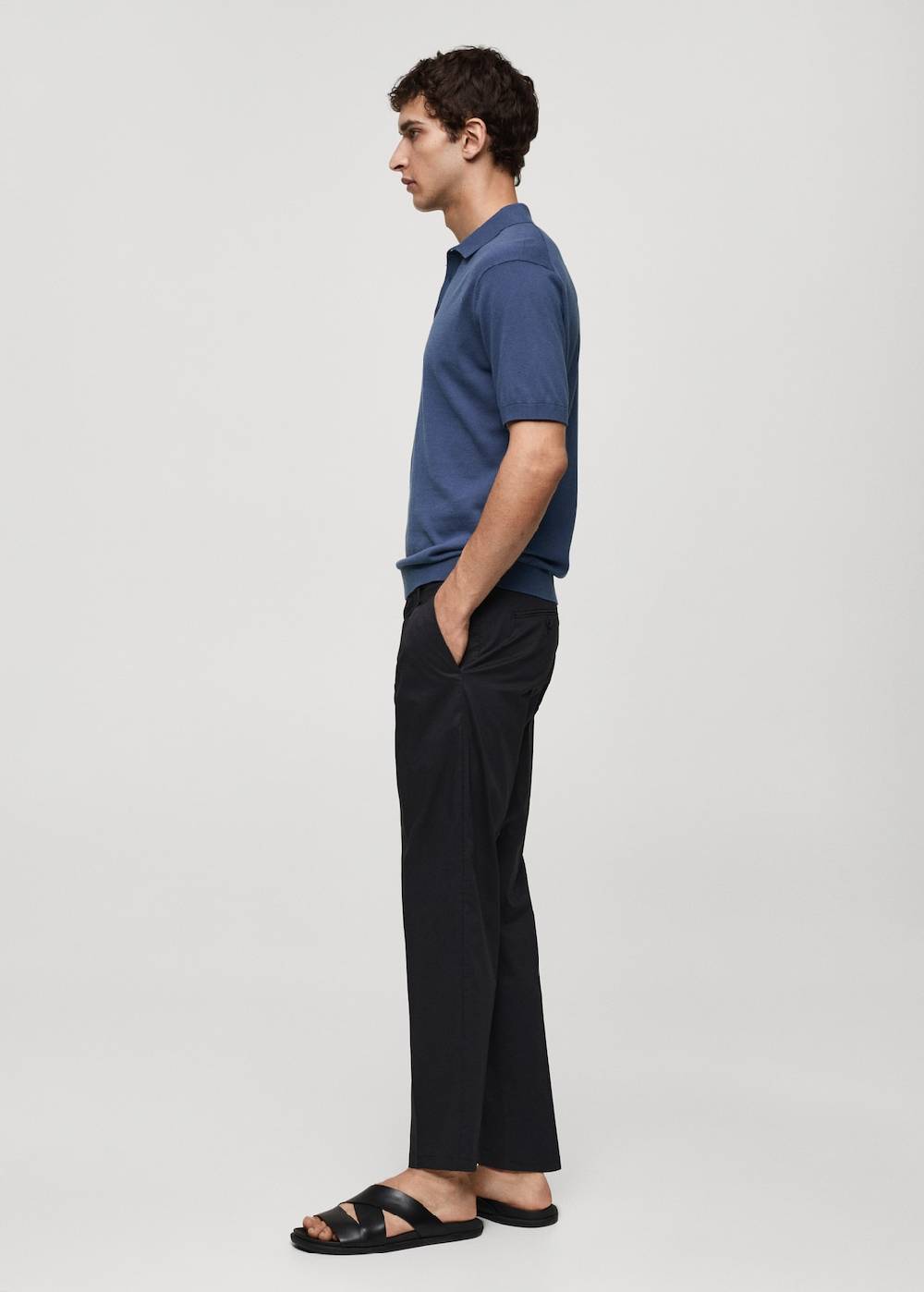 Mango Strick-Poloshirt aus 100 % Baumwolle VIP-Rabatte