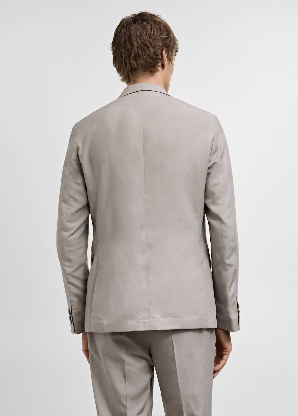 Mango Slim Fit-Anzugblazer aus Leinengemisch Begrenzte Freigabe