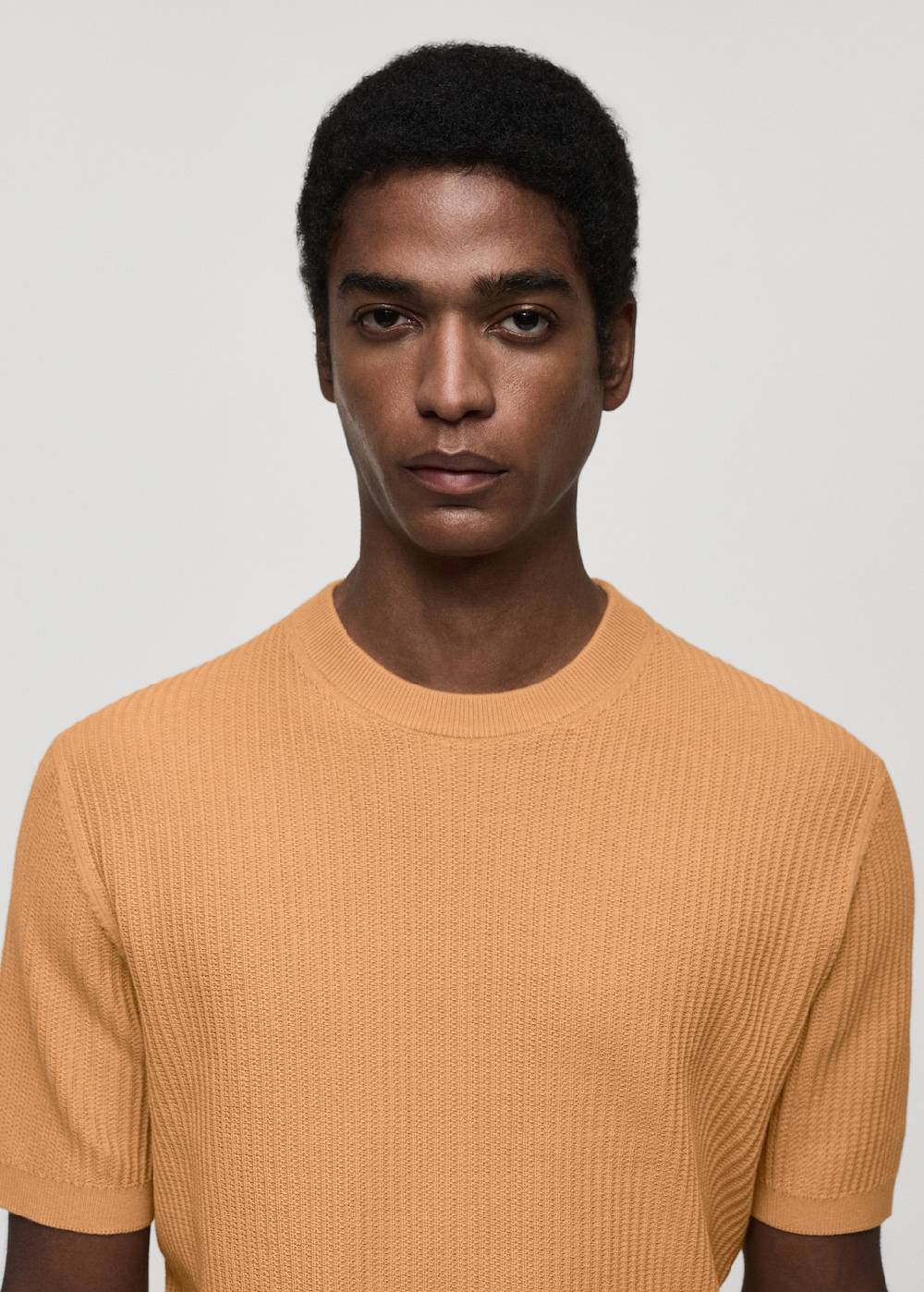 Mango Geripptes Strick-T-Shirt JETZT KAUFEN