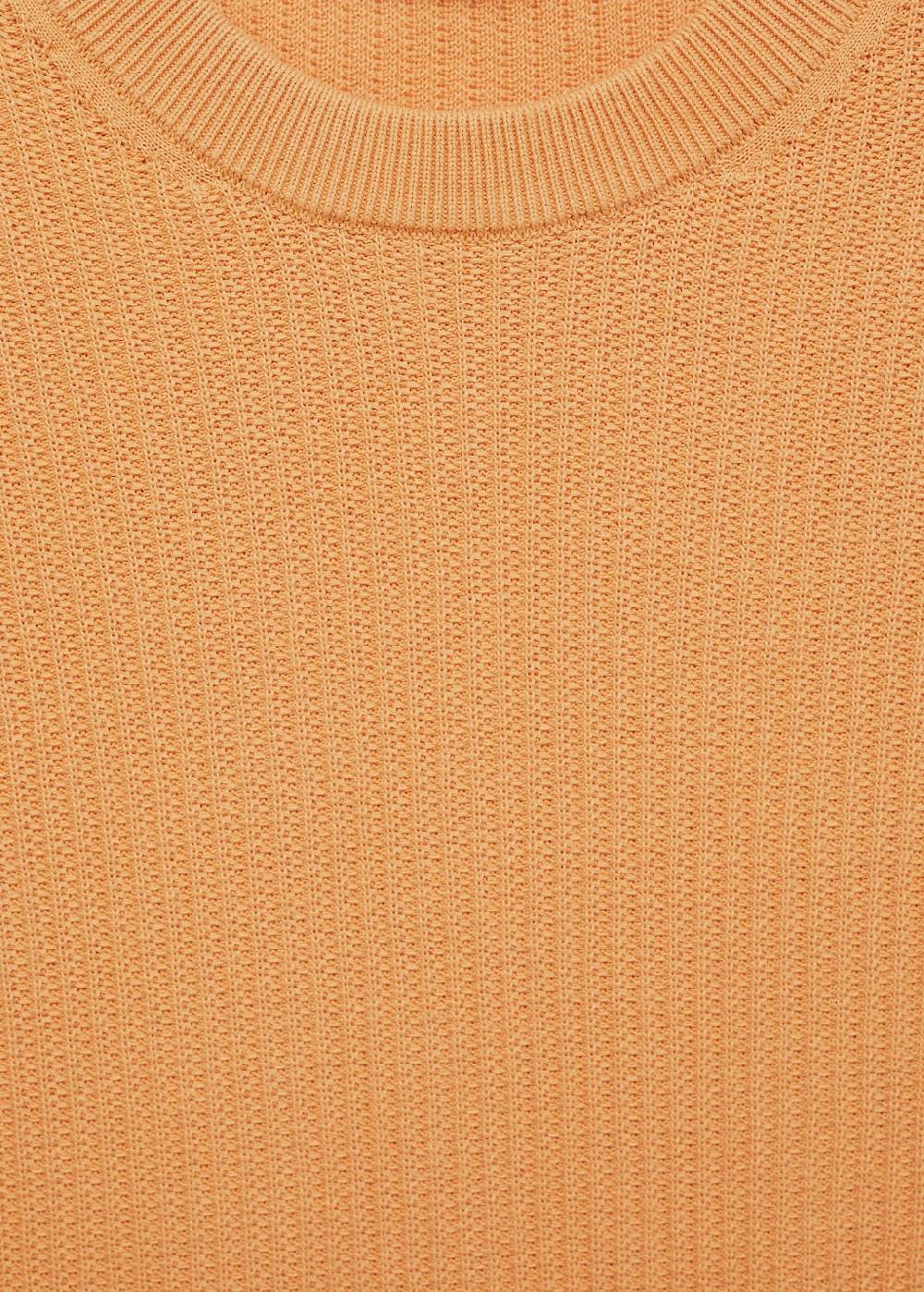 Mango Geripptes Strick-T-Shirt JETZT KAUFEN