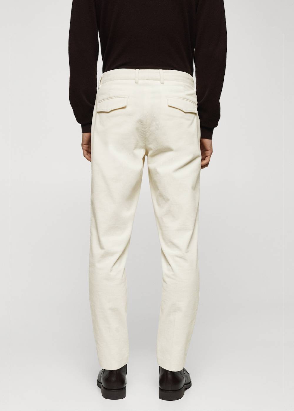 Mango Bundfaltenhose aus Cord Zeitbegrenzte Promotion