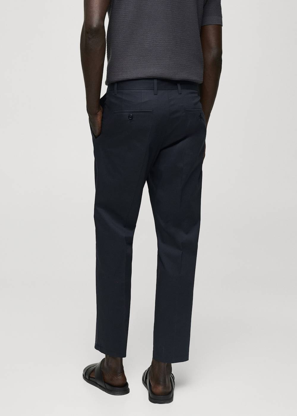 Mango Slim Fit-Bundfaltenhose aus Baumwolle Bis zu 65% Rabatt