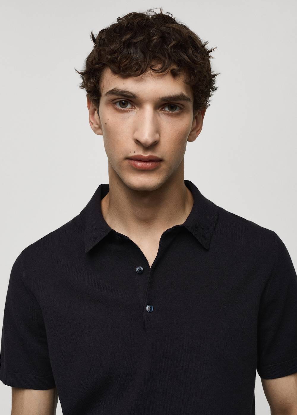 Mango Feinstrick-Poloshirt Discount Store für neue Produkte