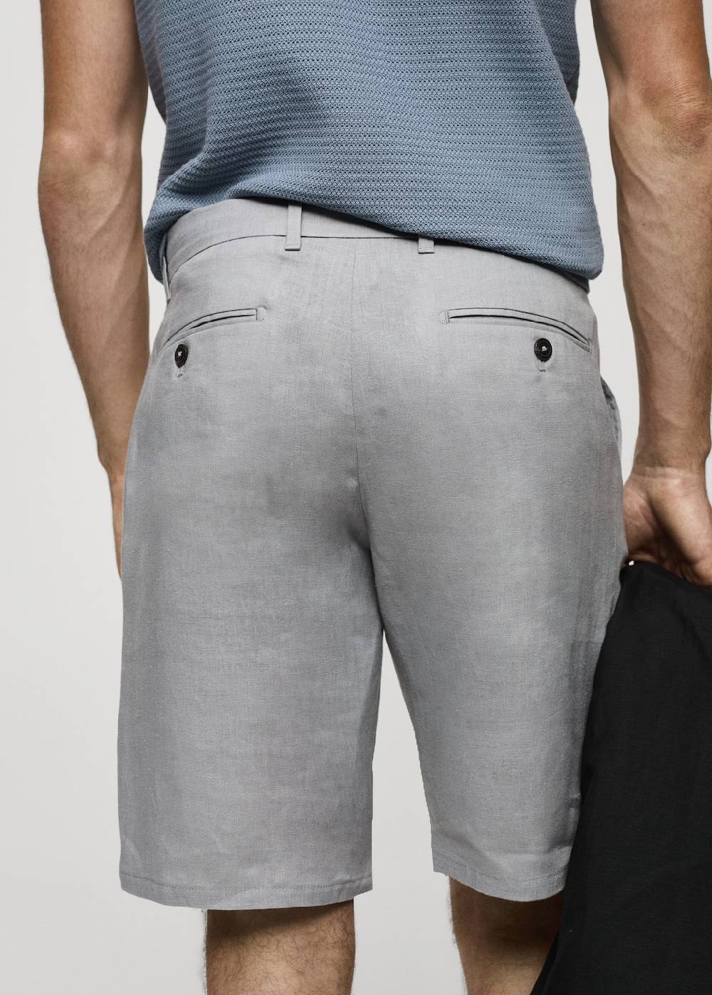 Mango Slim-Fit-Bermudashorts aus 100 % Leinen Super Rabatt